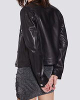 JUSTE LEATHER TRUCKER JACKET image number null